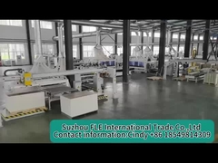 एसपीसी फर्श ग्रूविंग मशीन कनेक्शन लाइन